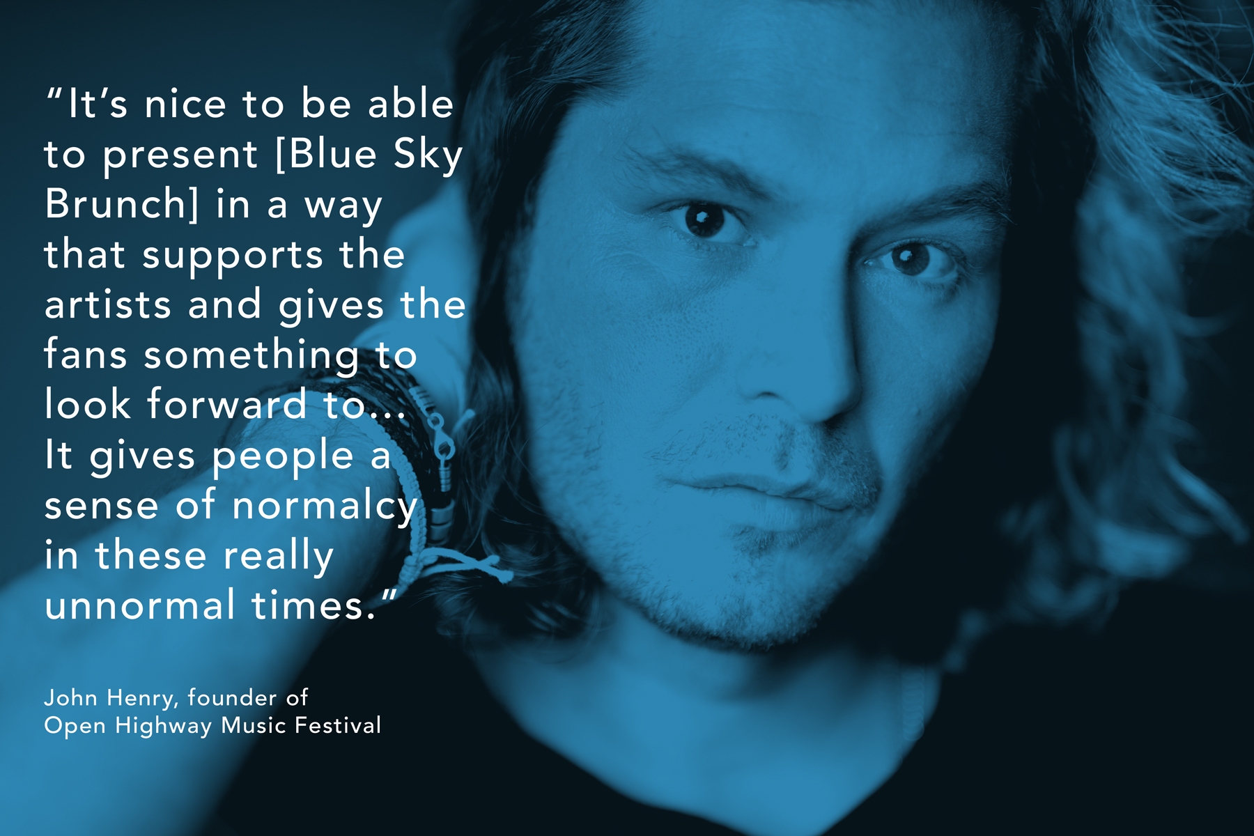 John Henry, founder of Open Highway Music Festival