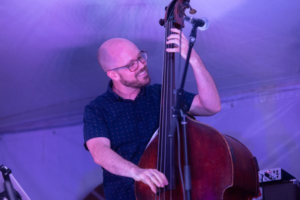 Bassist and Jazz Jam Host Bob DeBoo, photo by Jon Gitchoff