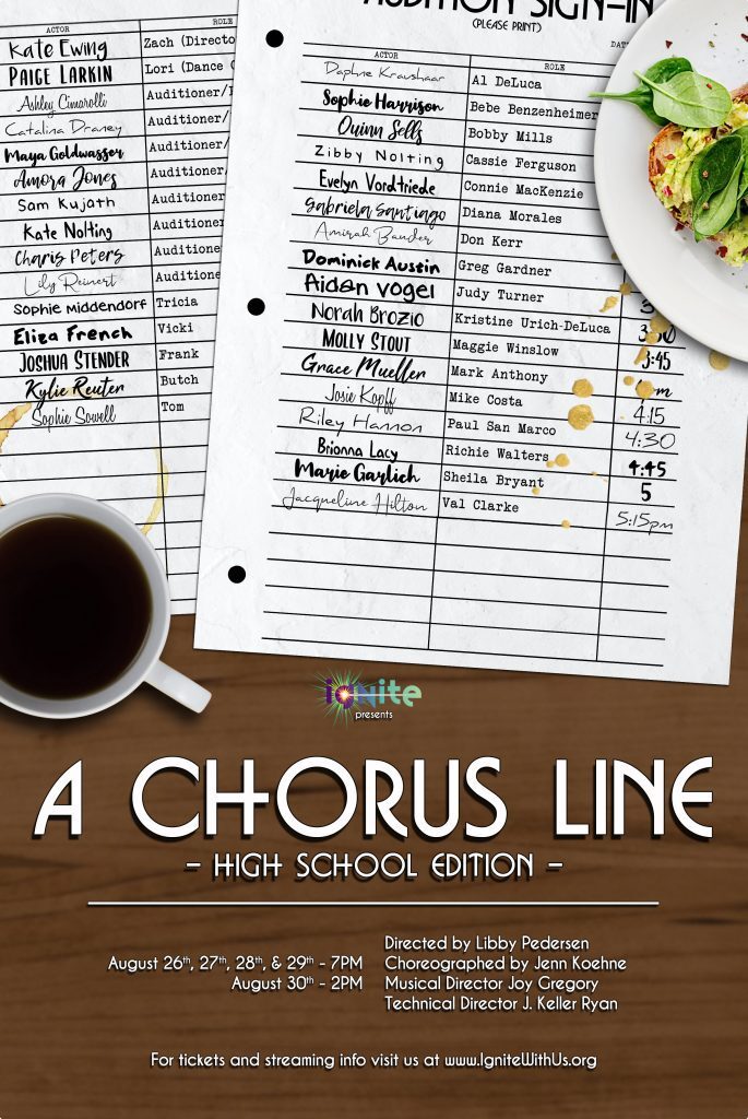 Ignite Theatre Company presents "A Chorus Line (High School Edition)"